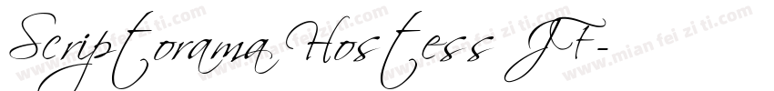 Scriptorama Hostess JF字体转换